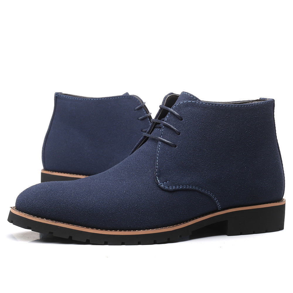 Casual Men's Leather Striders Large Size