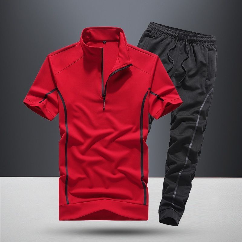 Sportswear Men's Jogger Set Casual Running Thin Two Piece