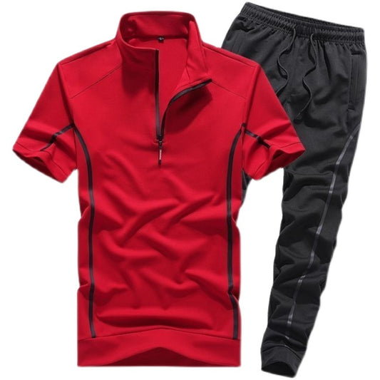 Sportswear Men's Jogger Set Casual Running Thin Two Piece