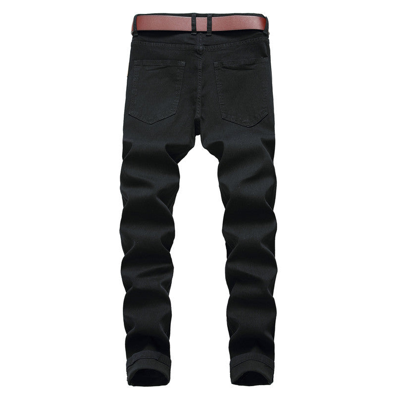 Trendy Fashion Stretch Big Ripped Pants