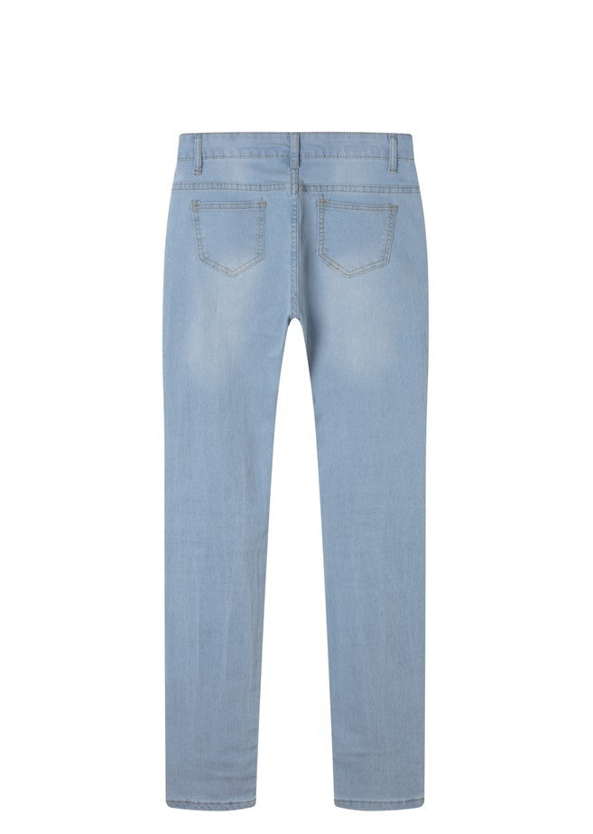 Ripped Jeans Women's European And American Cross-border Hot Models Fashion Plus Size