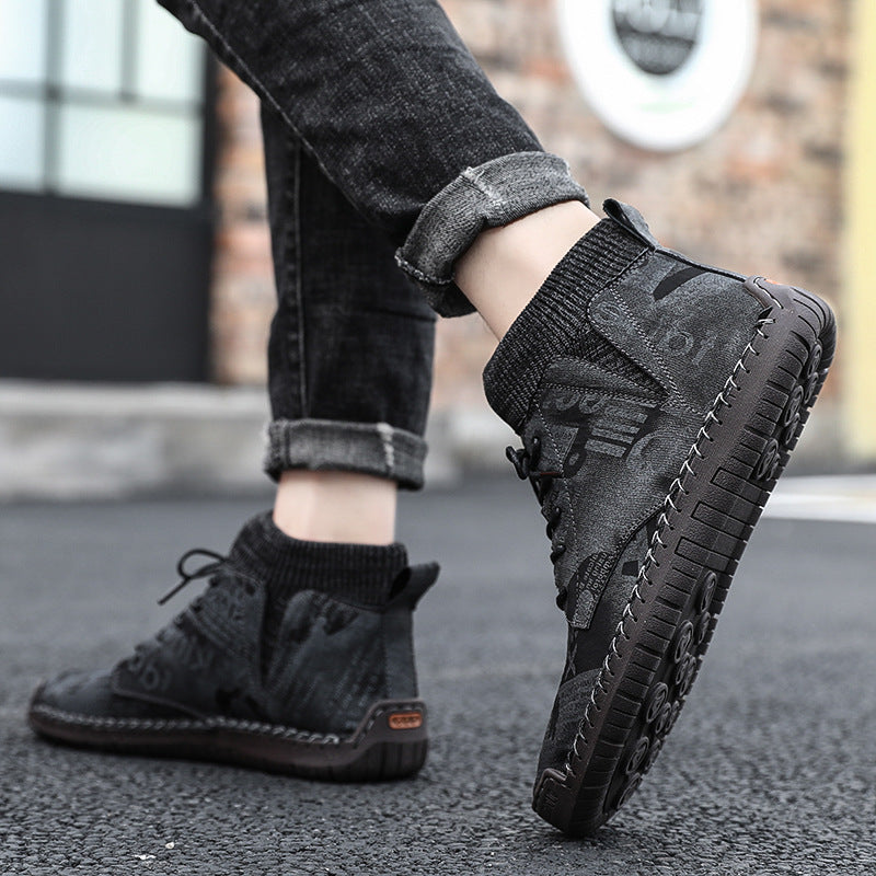 High-top shoes men
