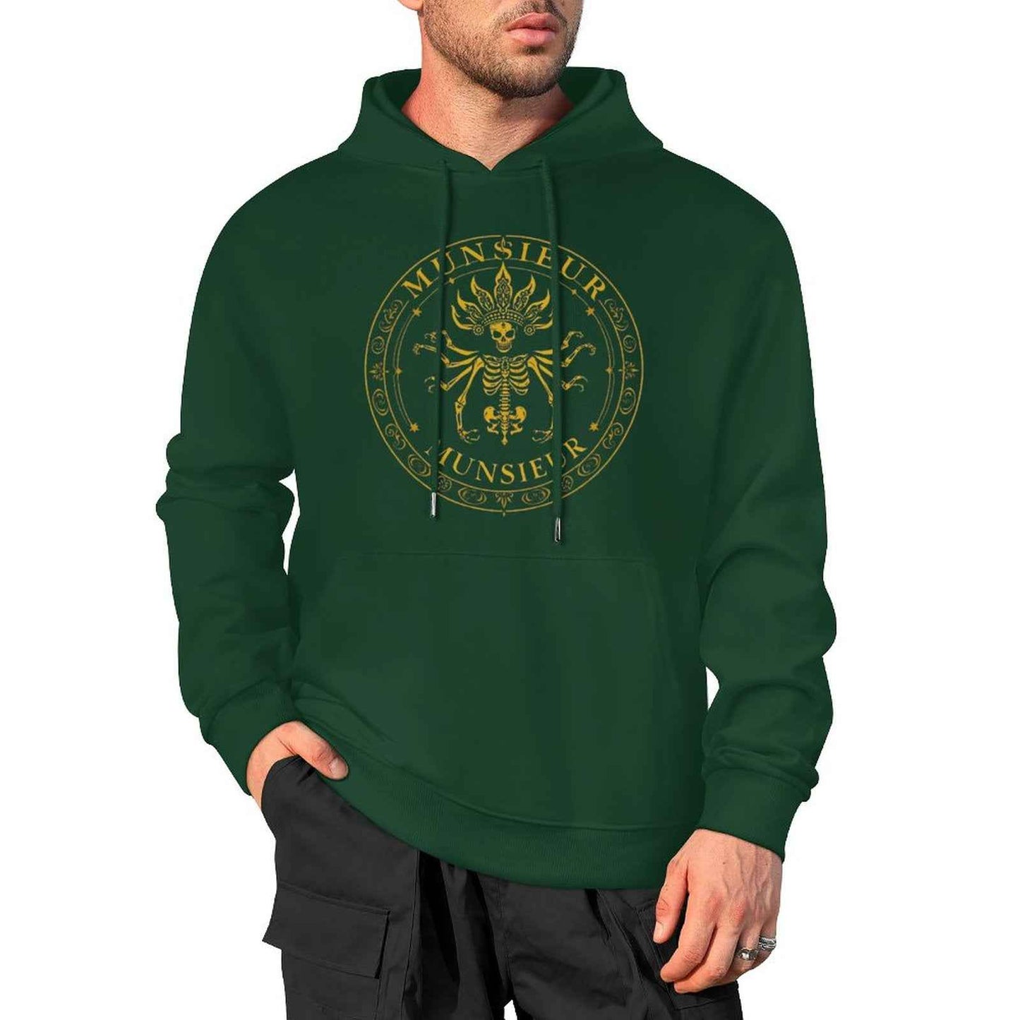 Munsieur Bone Deep: The Ultimate Skull Hoodie for Men - Munsieur