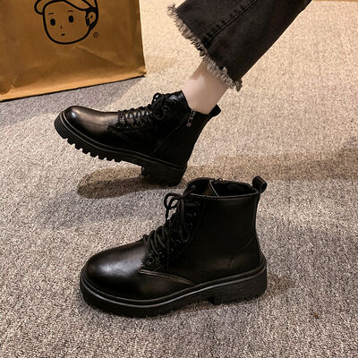 Round-Toe Lace-Up boots - Munsieur
