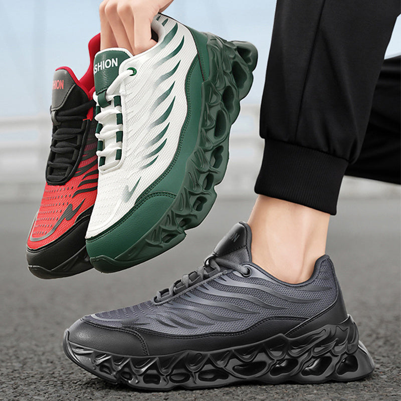 Men's Lace-up Shoes Thick-soled Daddy Vulcanized Shoes Outdoor Running Sports Casual Shoes