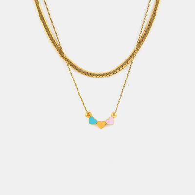 18K Gold-Plated Double Layered Necklace - Munsieur