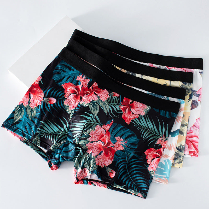 Men's Underwear Fashion Loose Boxer Briefs Comfortable
