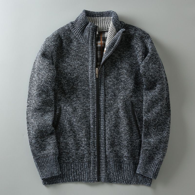 Men's Fleece Lined Padded Warm Keeping Casual Men's Coat