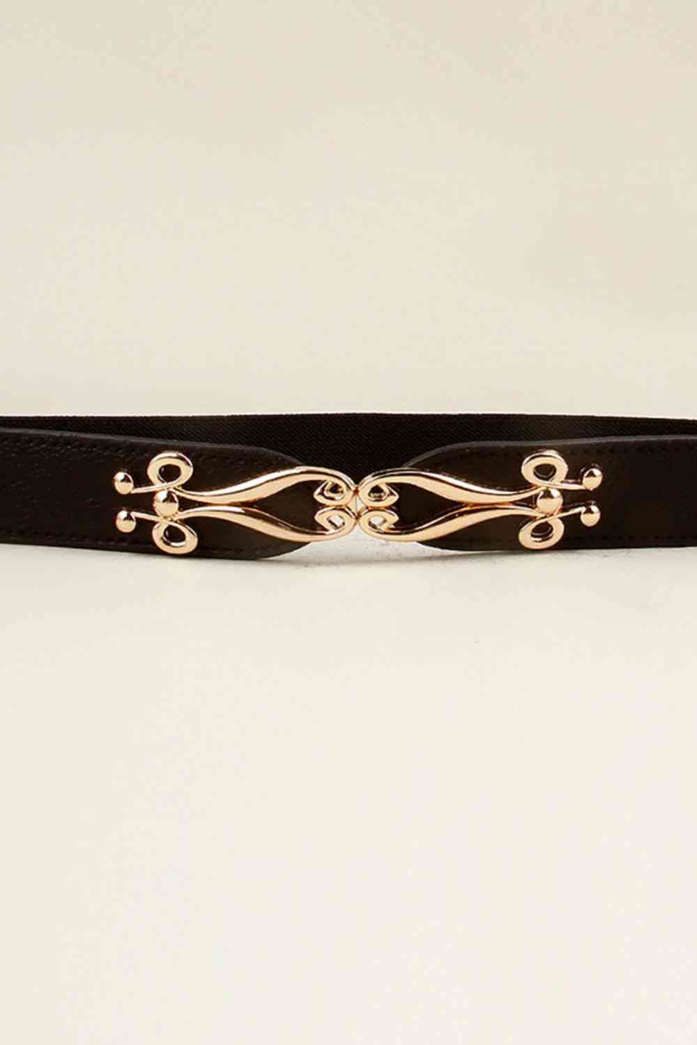 Alloy Buckle Elastic Belt - Munsieur