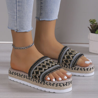 Open Toe Platform Sandals - Munsieur