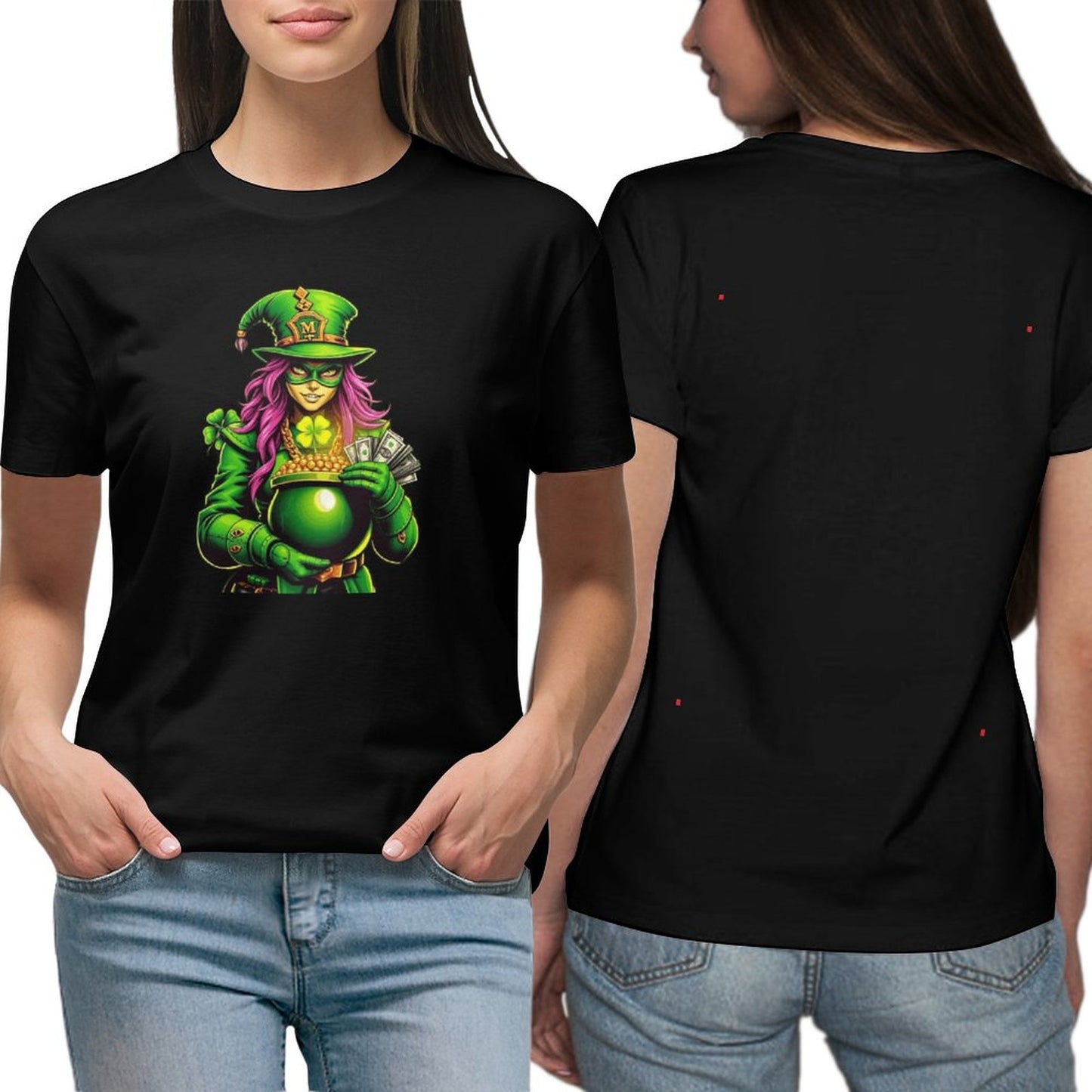 St. Patrick's Day Collection Leprechaun Mafia "Kimberly" T-shirt for Women