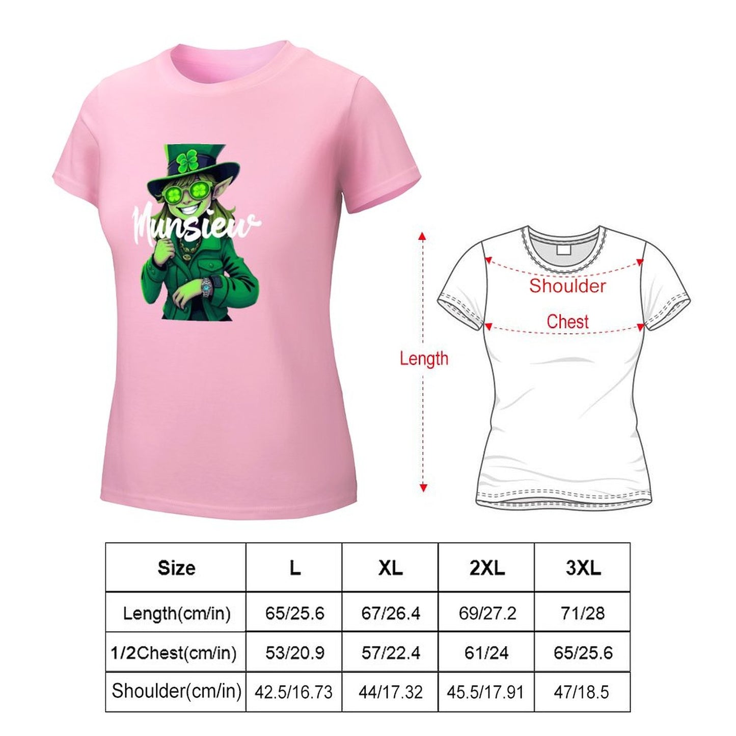 St. Patrick's Day Collection Leprechaun Mafia "Kiku" Women's T-shirt