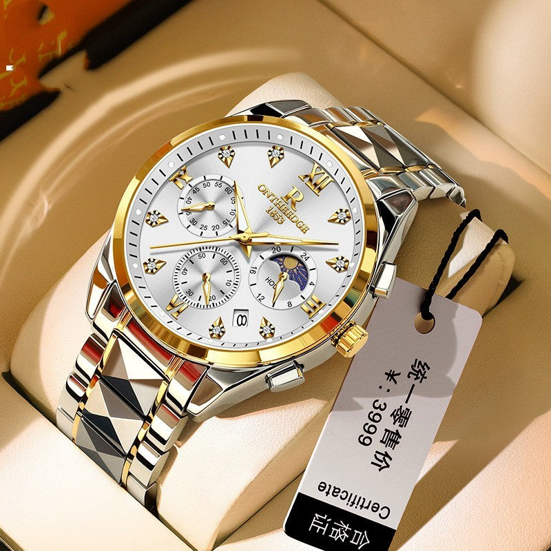 Waterproof Tungsten Quartz Business Watch