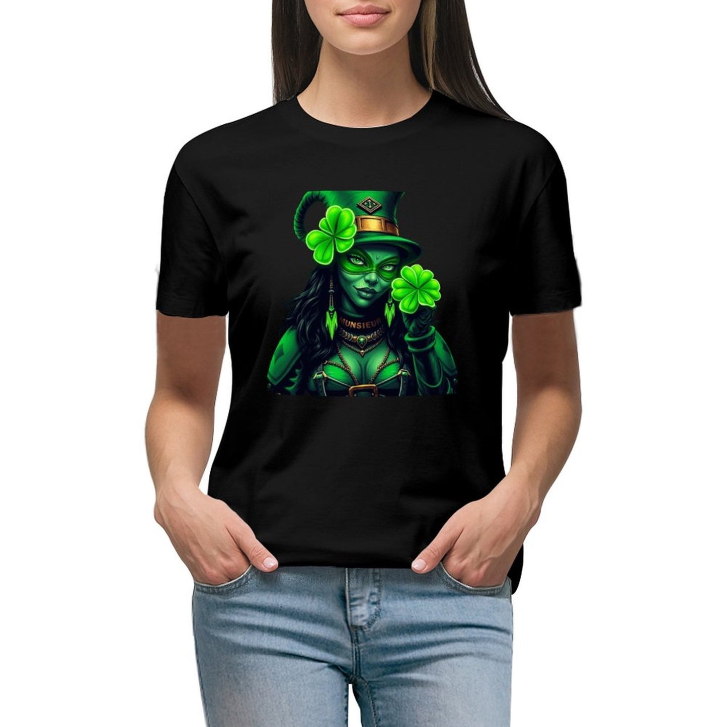 St. Patrick's Day Collection Leprechaun Mafia "Felicia" T-shirt