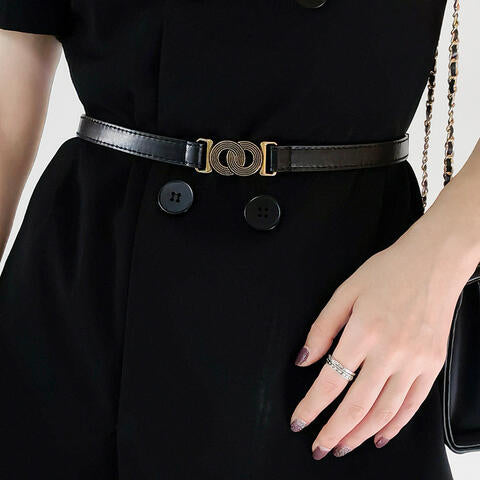 Alloy Buckle PU Belt - Munsieur