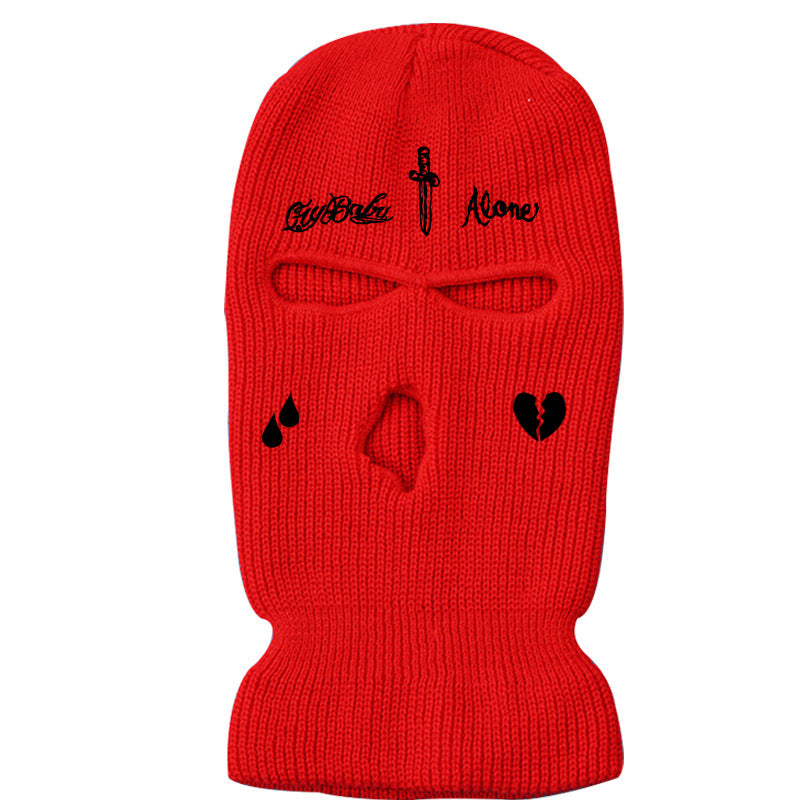 Knitted Hat Mask Streetwear Fashion