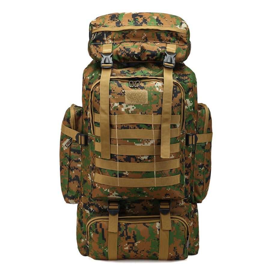Camouflage backpack mountaineering