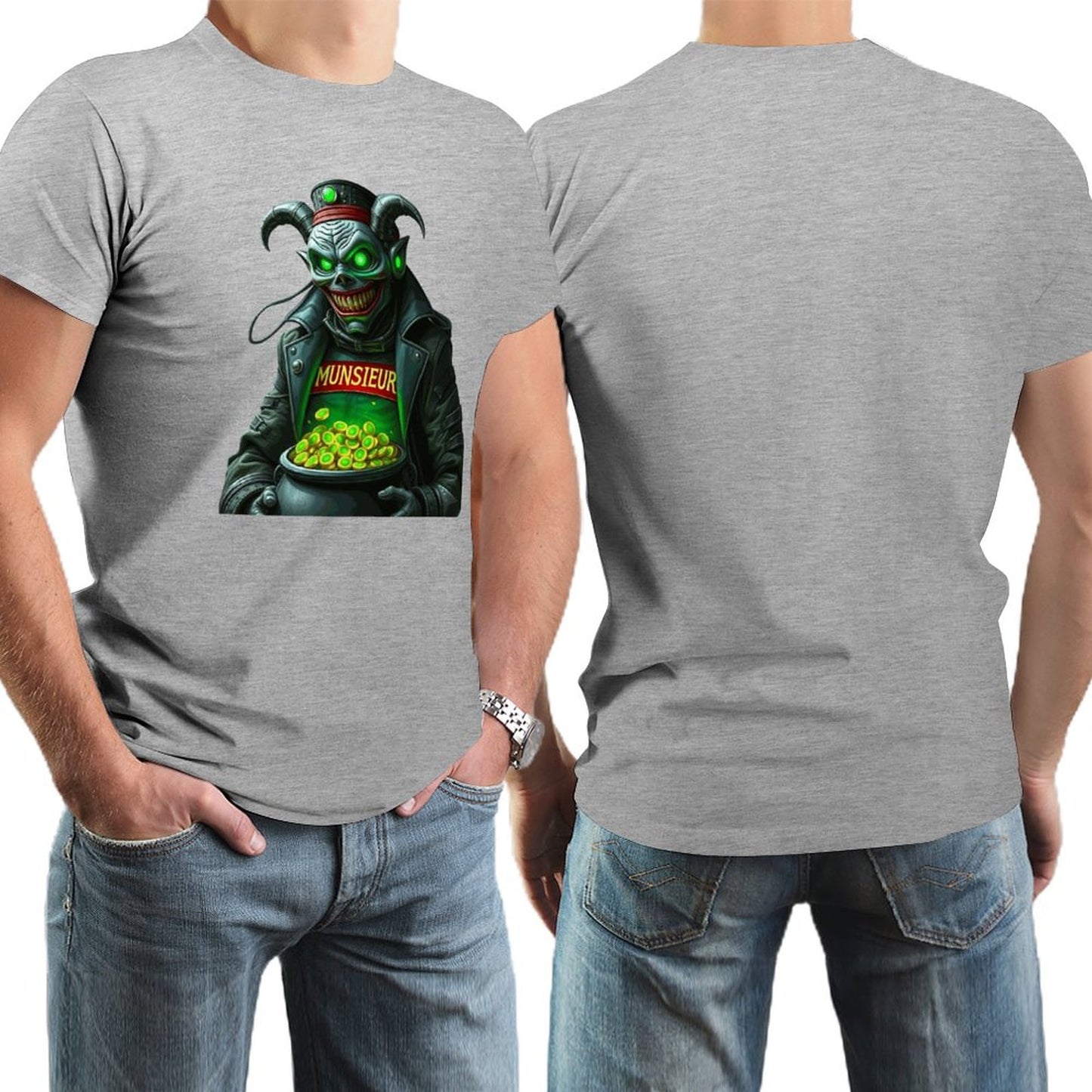 Munsieur St. Patrick's Day Collection Men – Celtic Runes & Irish Heritage Tee