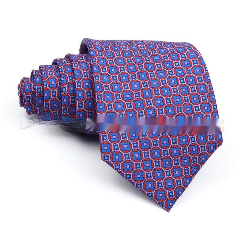 Business Polyester Men's Printed Workplace Tie - Munsieur