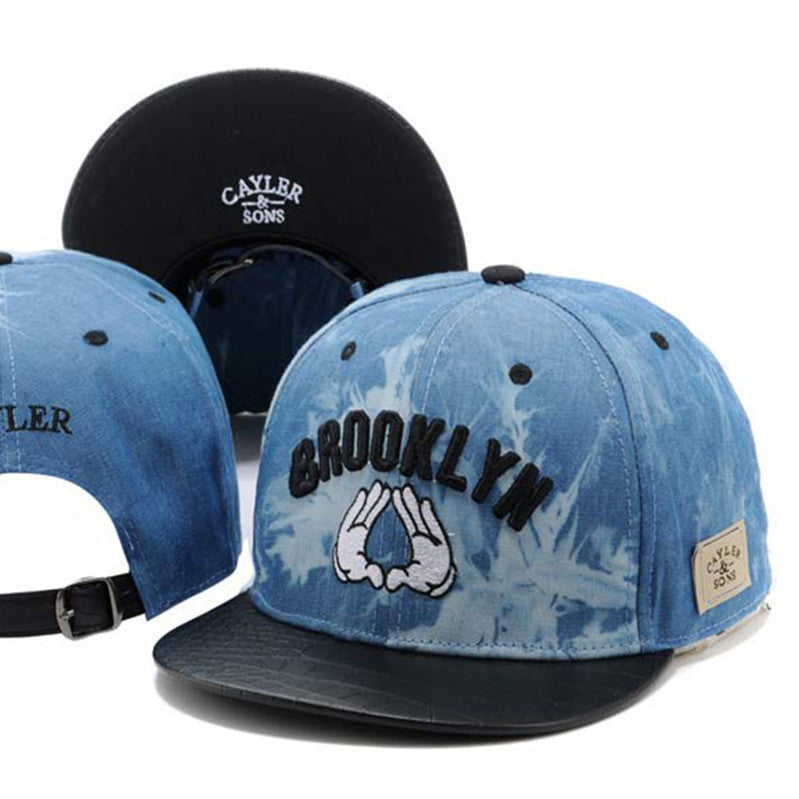 Gesture Embroidery Baseball American Hat Assorted