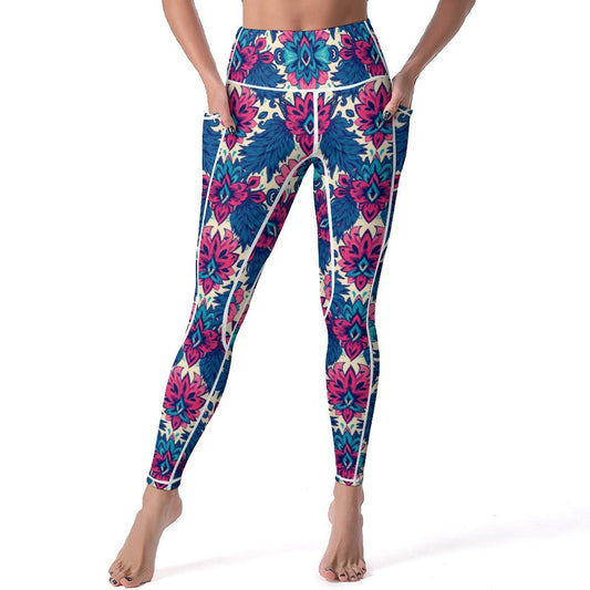 Munsieur Custom Printed Yoga Leggings with 2 Pockets