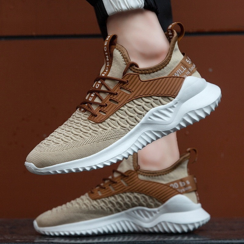 Sports Shoes Mesh Breathable All-match Tide Shoes Soft Bottom Running Shoes for Men