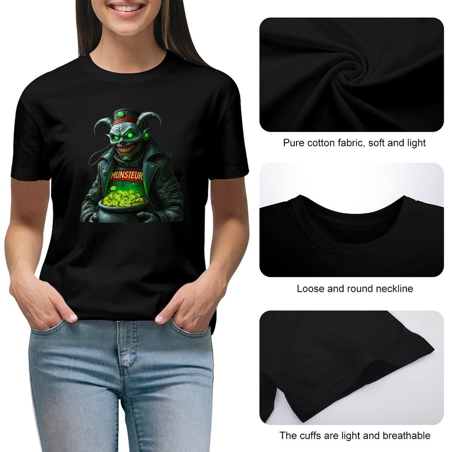 Munsieur St. Patrick's Day Collection for Women - Celtic Runes & Irish Heritage II T-Shirt