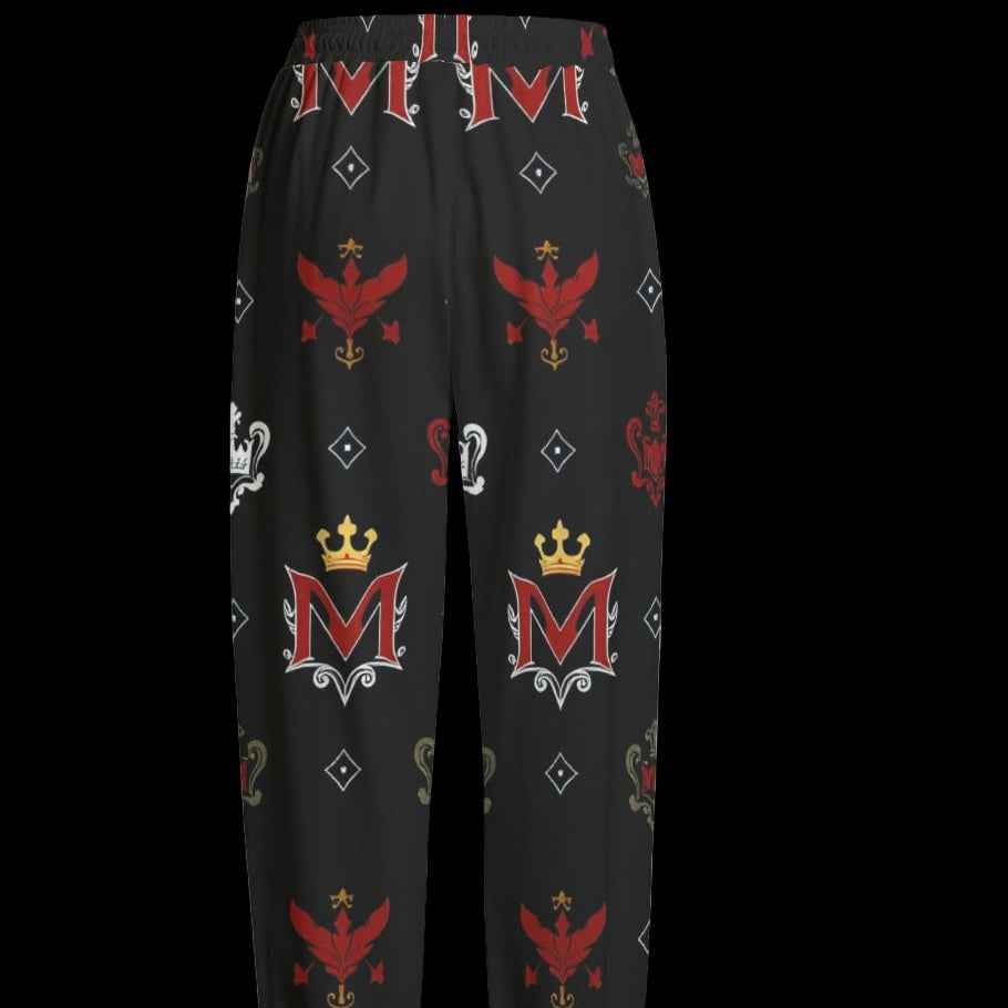 Men's Joggers MUNSIEUR All-Over Print Knitted Fleece