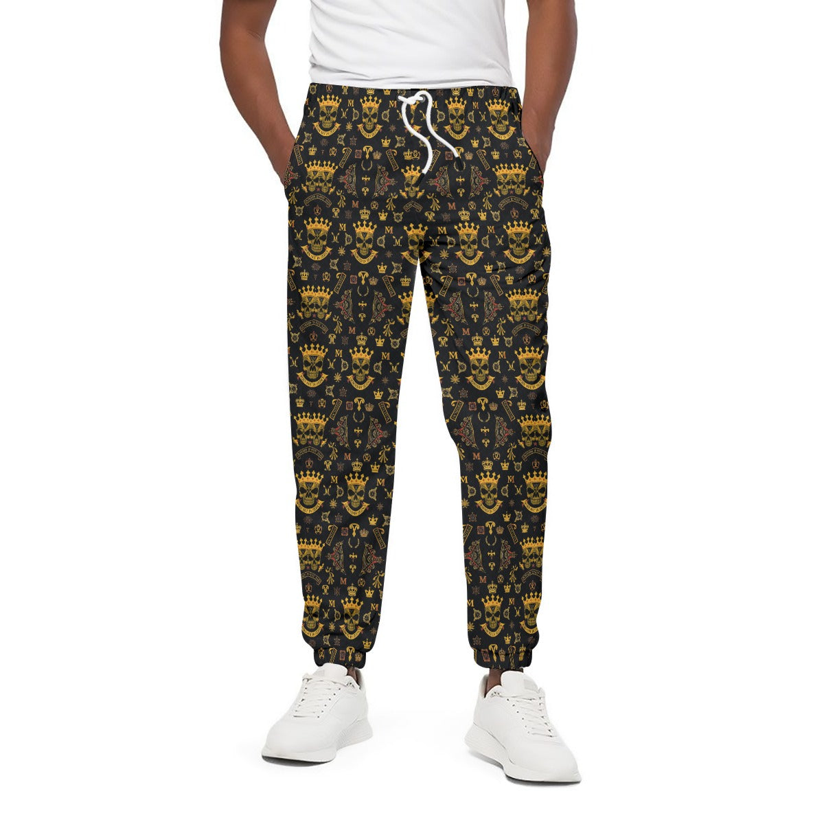 Munsieur Men's 100% Cotton Joggers | 310GSM Regular Fit with Elastic Waist & Side Pockets