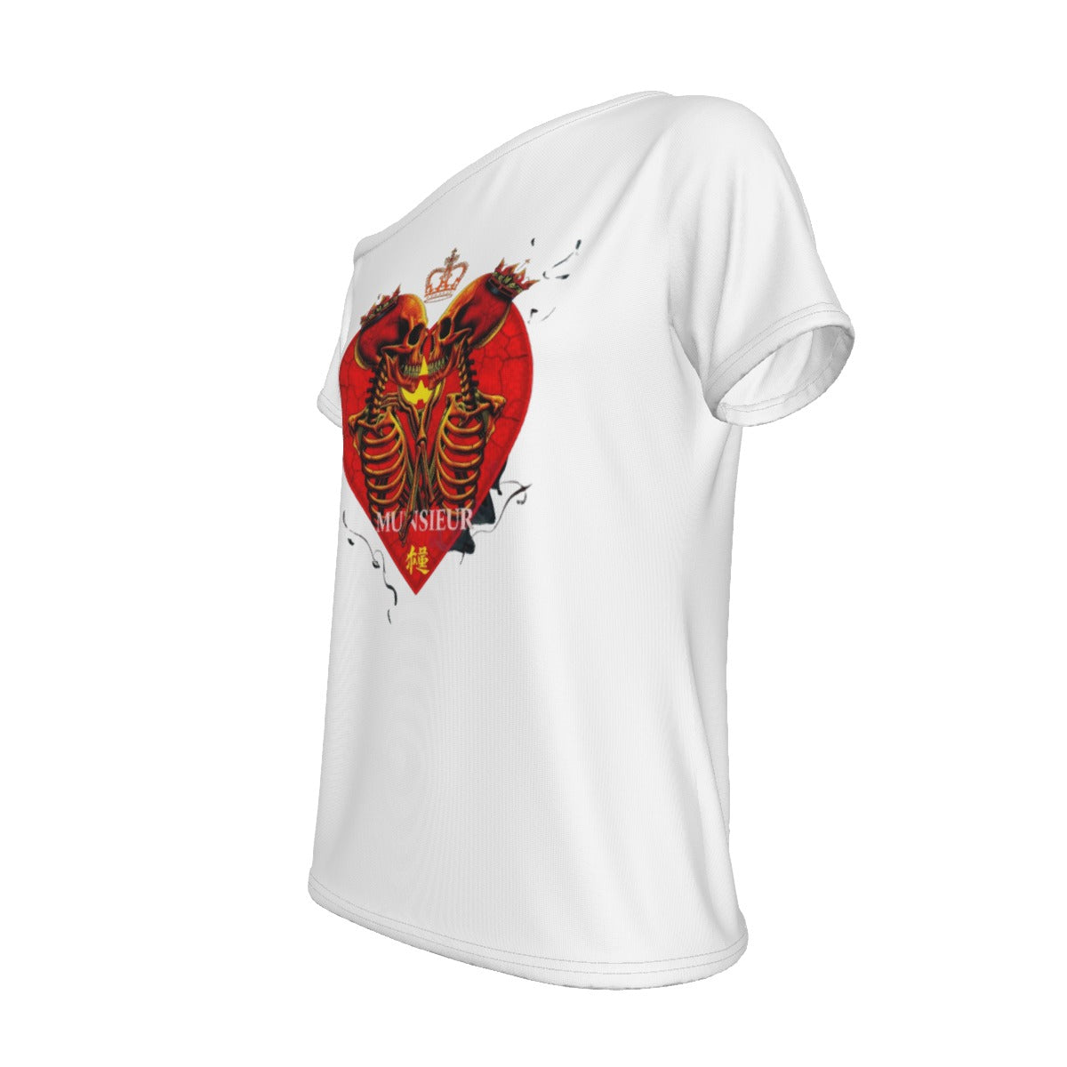 MUNSIEUR Halloween Women's Off-Shoulder T-shirt