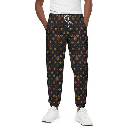 Munsieur All-Over Print Men's Heavy Joggers Cotton