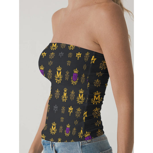 Munsieur All-Over Print Women's Double-Layer Strapless Top T-Shirt Limited Edition (1-500)