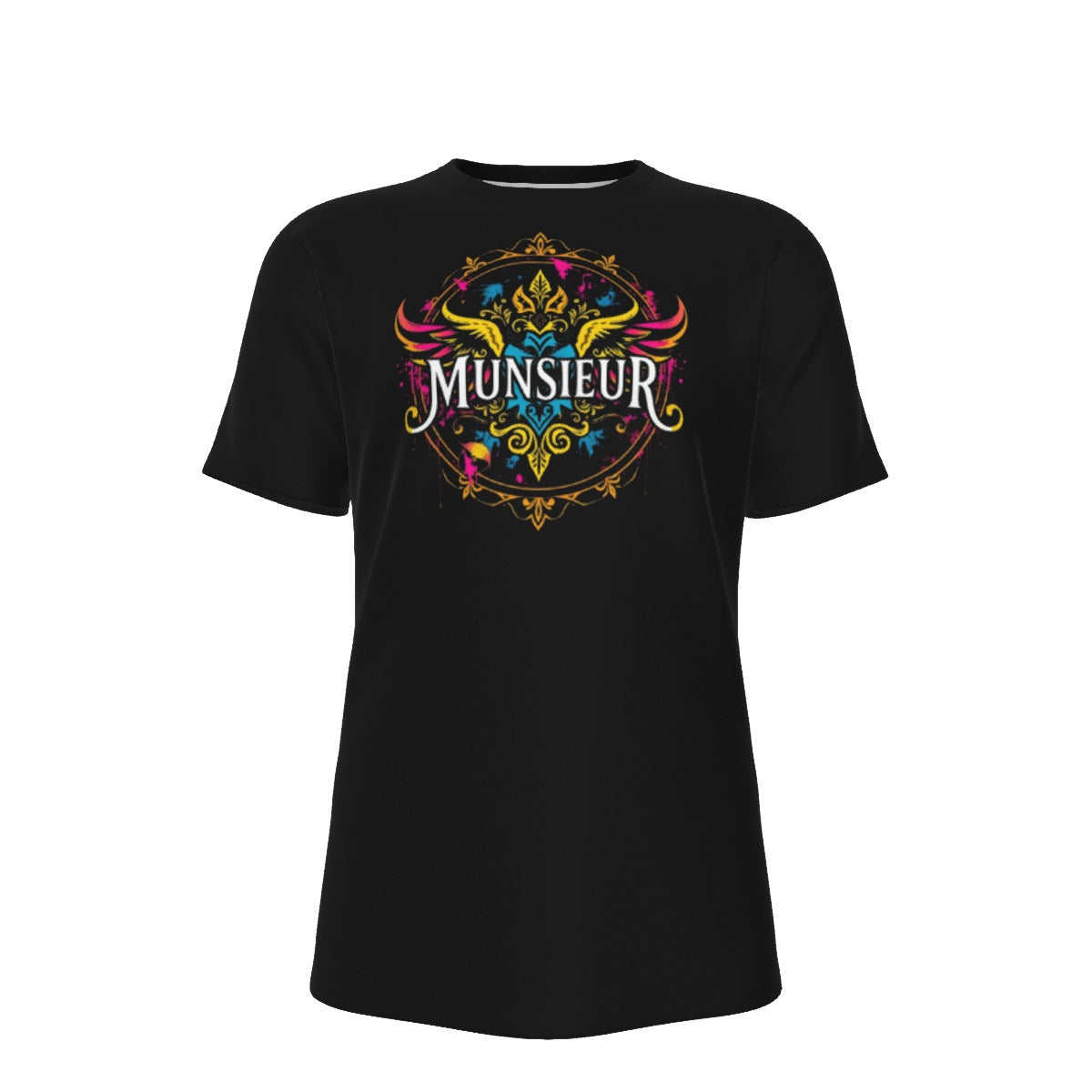 Munsieur All-Over Print Men's Tee Breathable lightweight | 190GSM Cotton Plus Sizes