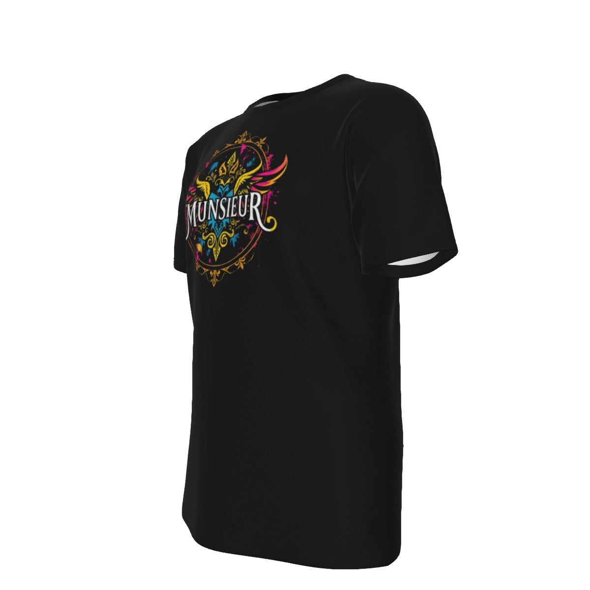Munsieur All-Over Print Men's Tee Breathable lightweight | 190GSM Cotton Plus Sizes