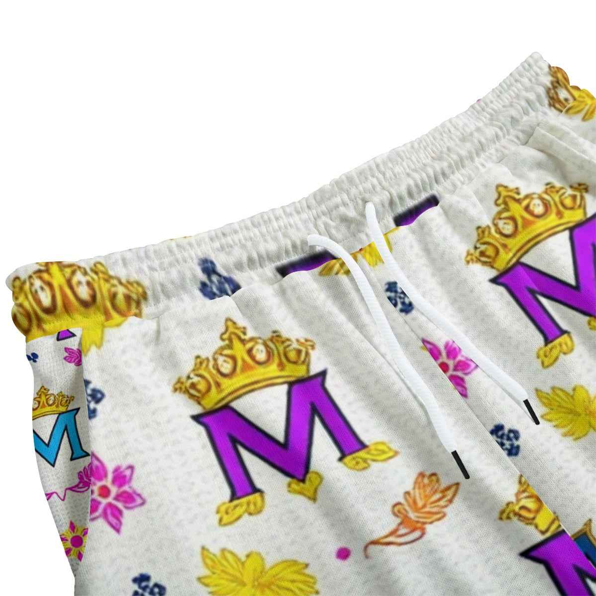 Women's Pants MUNSIEUR All-Over Print Knitted Fleece "Beauty Rest"