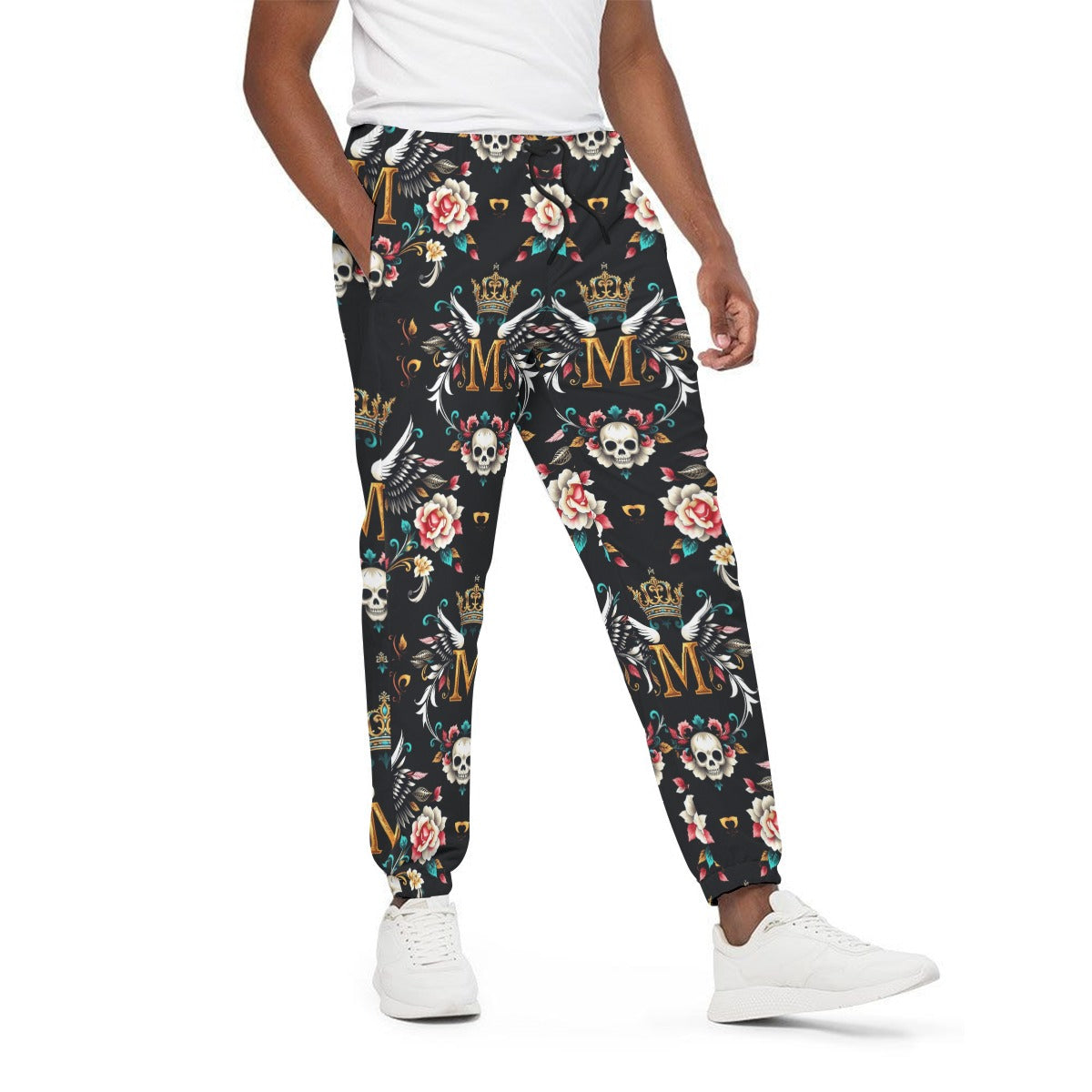 Munsieur All-Over Print Joggers for Men | 310GSM Cotton