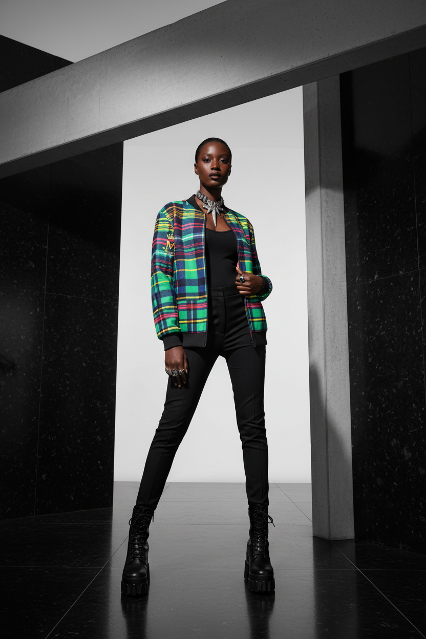 MUNSIEUR All-Over Print Women's Jacket New Arrivals