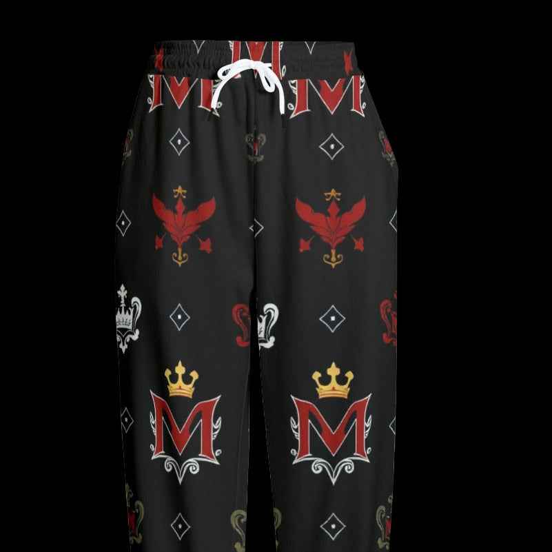 Men's Joggers MUNSIEUR All-Over Print Knitted Fleece