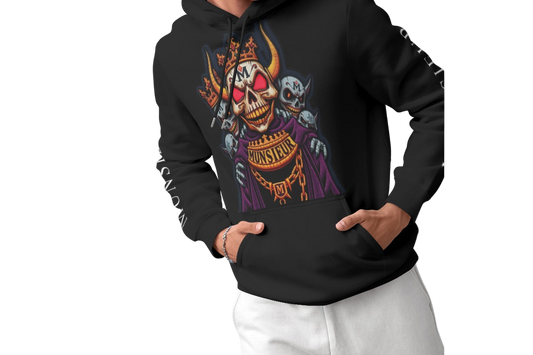 MUNSIEUR All-Over Print Men's Thicken Pullover Hoodie