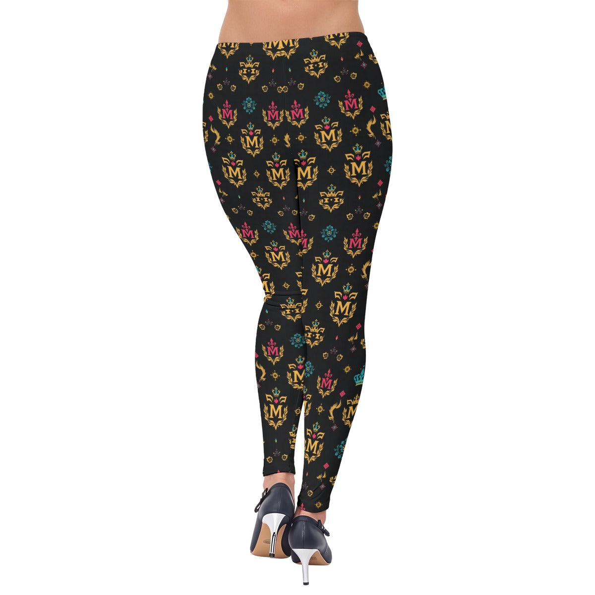 Munsieur All-Over Print Women's High-Stretch Cotton Leggings