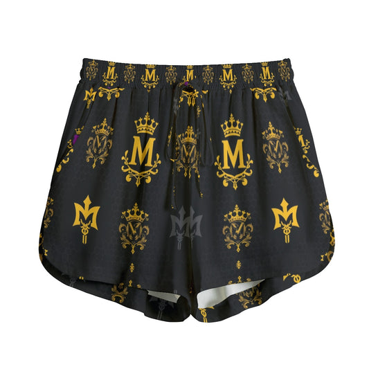 Munsieur All-Over Print Women's Bottoms set With Drawstring | Rayon