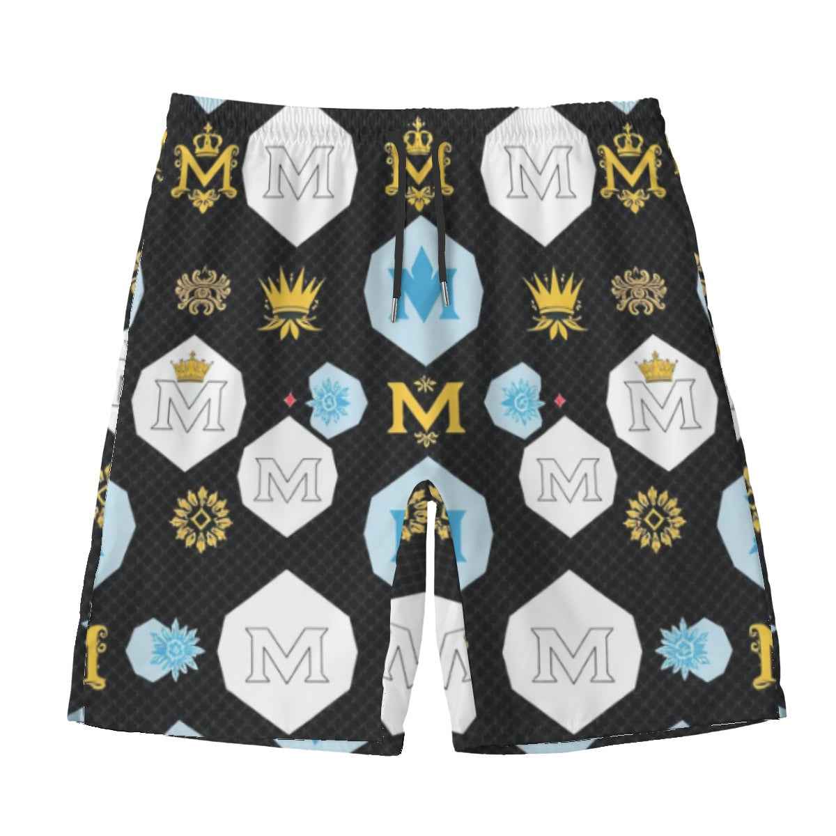 All-Over Print Men‘s Beach Shorts With Lining