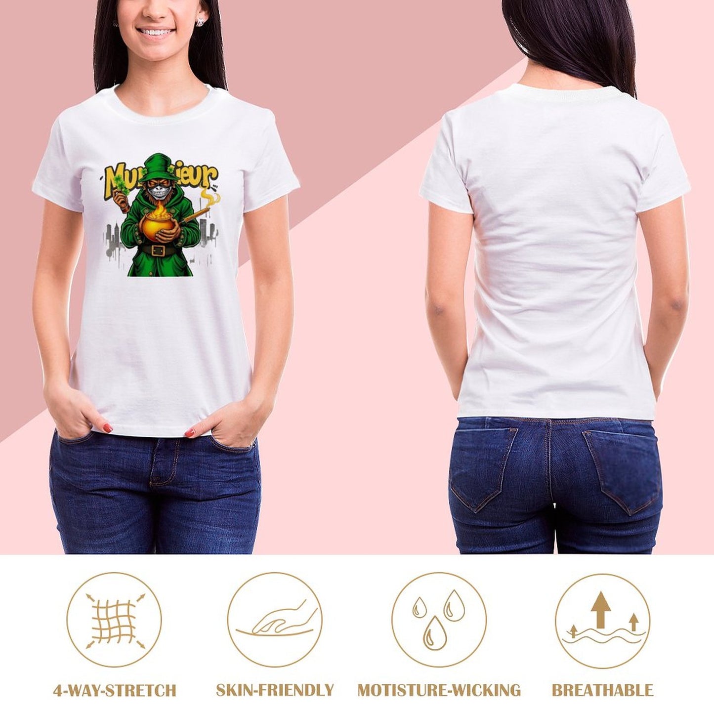 St. Patrick's Day Collection Women's Leprechaun Mafia T-shirt