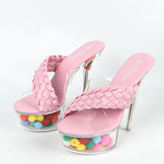 Women's Sexy Super High Heels 15CM Stiletto Waterproof Platform Heels - Munsieur