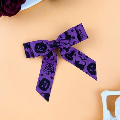 2-Piece Polyester Bow Hair Clip - Munsieur