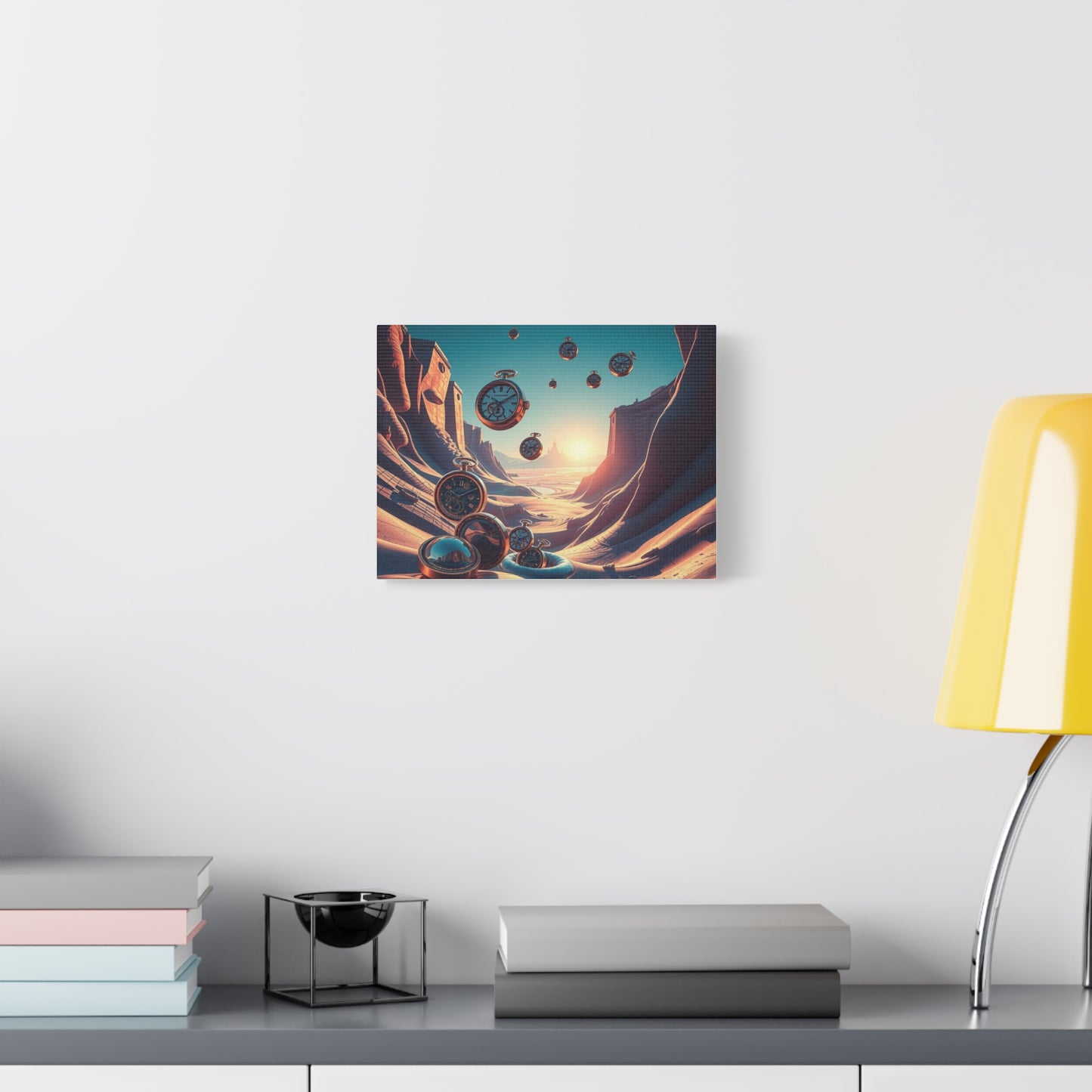 Surreal Time Landscape Canvas Art Print, Modern Home Decor, Timeless Gift, Unique Wall Art, Dreamy Nature Scene