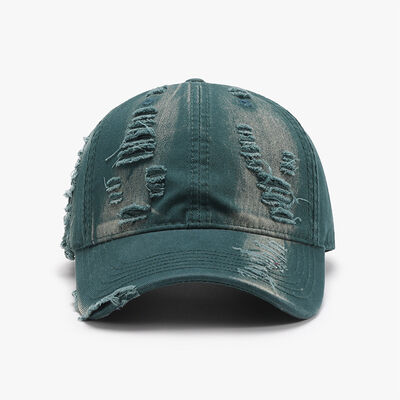 Distressed Adjustable Cotton Baseball Cap - Munsieur