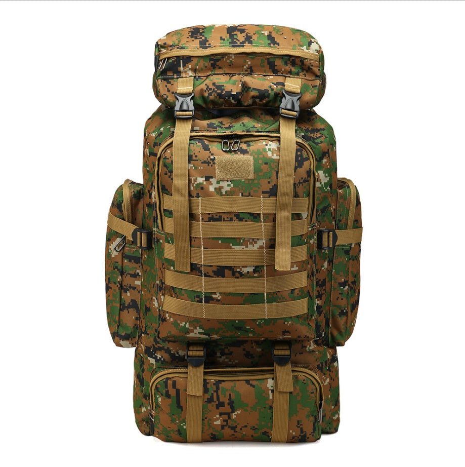 Camouflage backpack mountaineering
