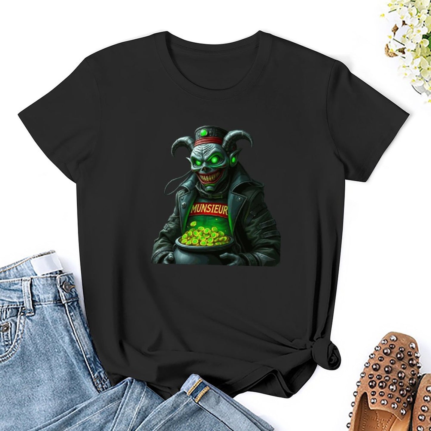 Munsieur St. Patrick's Day Collection for Women - Celtic Runes & Irish Heritage II T-Shirt