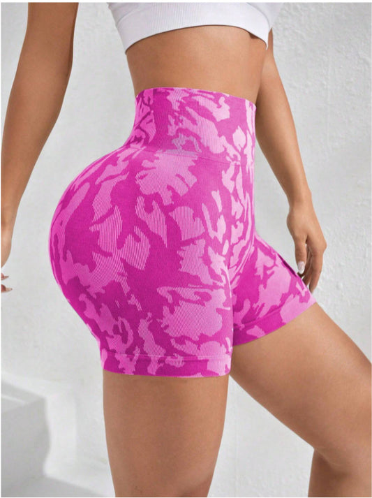 Women's Fashion dye Pattern Tight Yoga Bottoms For Women - Munsieur